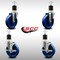 Service Caster 5'' SS Solid Poly Wheel Swivel 1-7/8'' Expanding Stem Caster Set 2 Brakes, 4PK SCC-SSEX20S514-SPUS-2-TLB-2-178 - alternate 5
